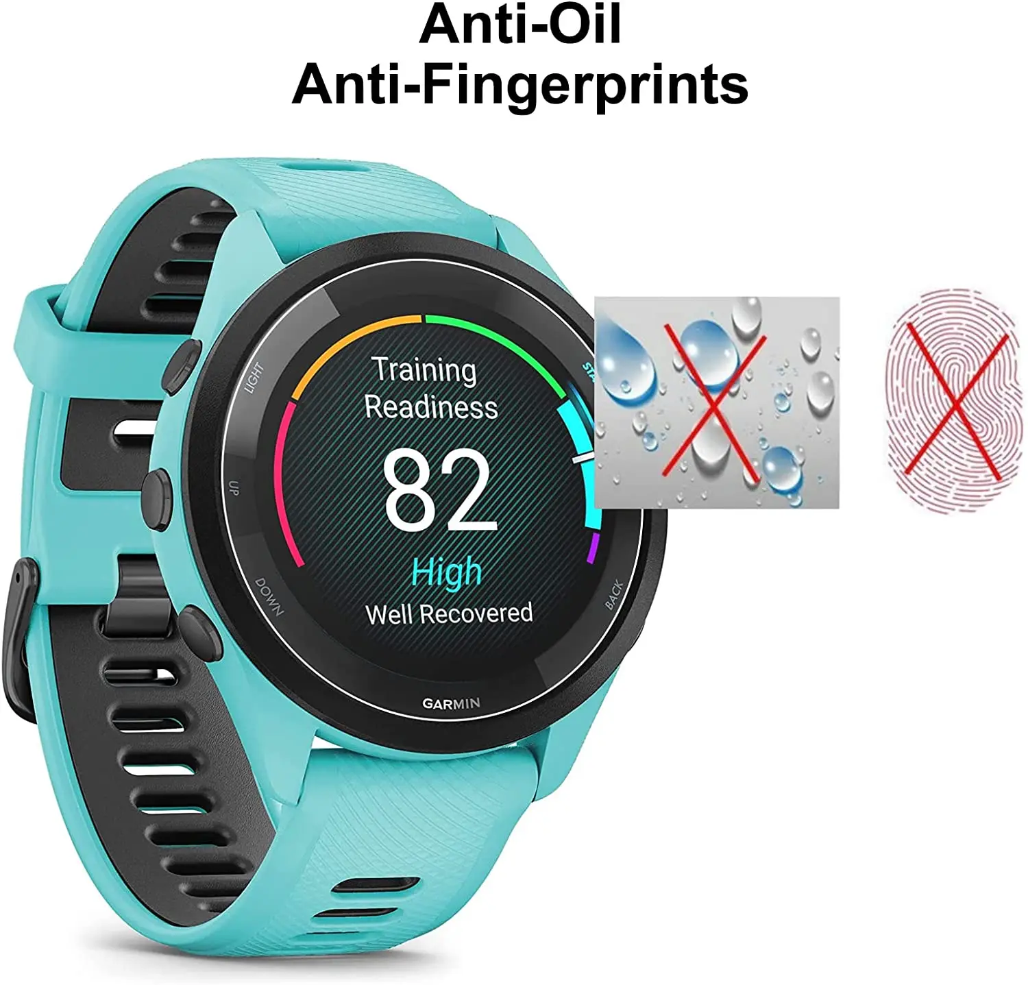 3Pcs Hydrogel Watch Screen Protector For Garmin Forerunner 265S Anti-scratch Protect Film Smart Watch Hydrogel Film Accesso