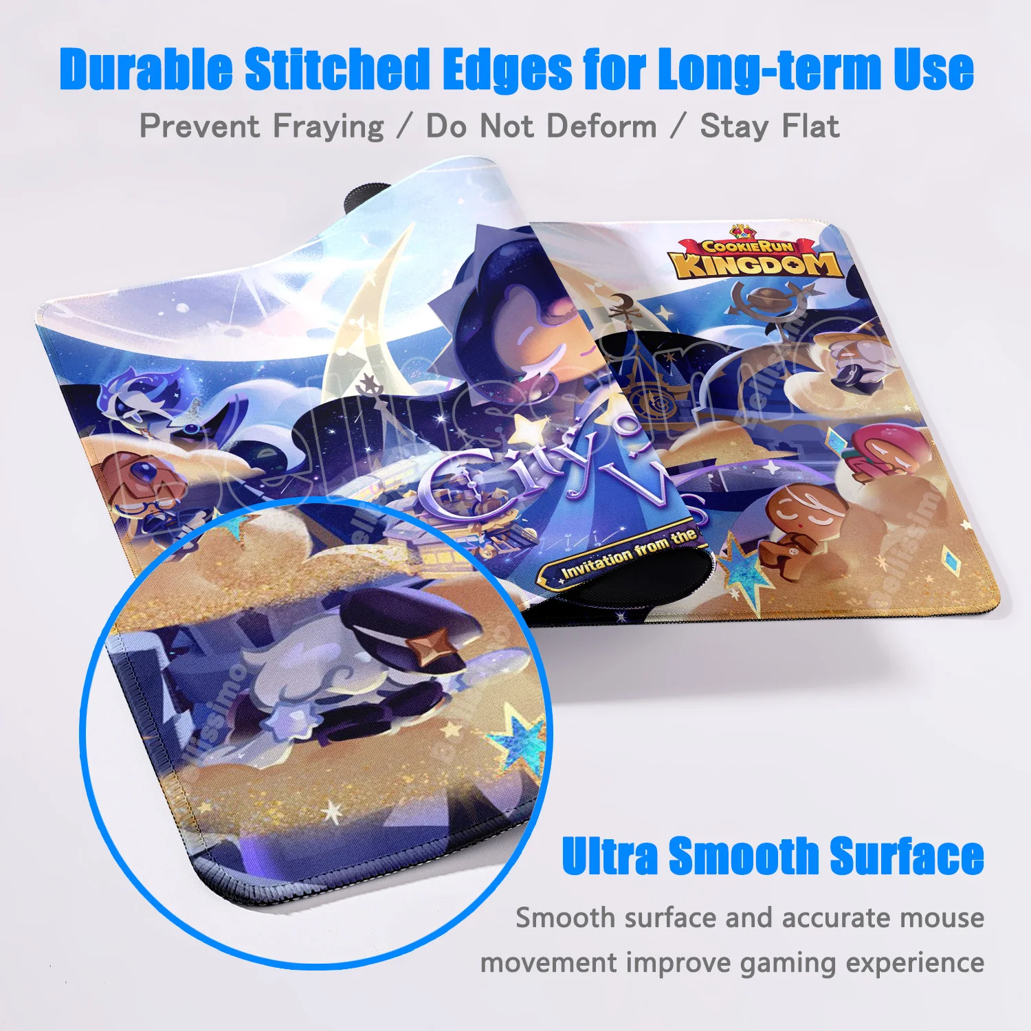 Alas Mouse Anime Cookie Run K-Kingdom Alas Mouse Laptop Karpet Tikar Aksesori Gaming Alas Meja Anti Selip Alas Mouse Kabinet Pc Gamer