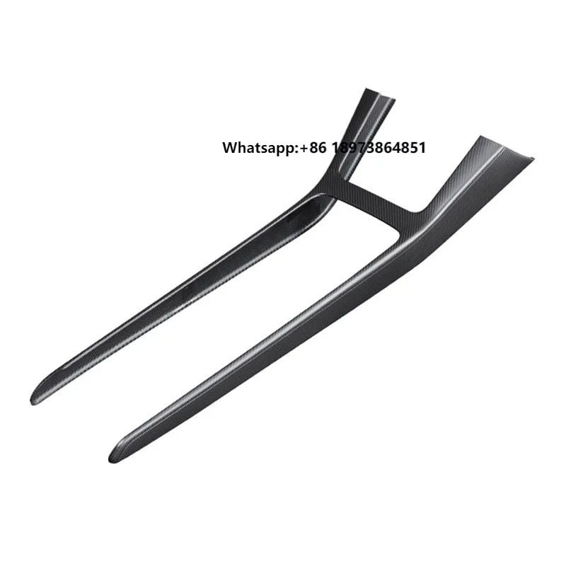 

21-23 Model 3/Y Real Carbon Fiber Center Console Gear Frame One-piece Saddle Dry Carbon Modification