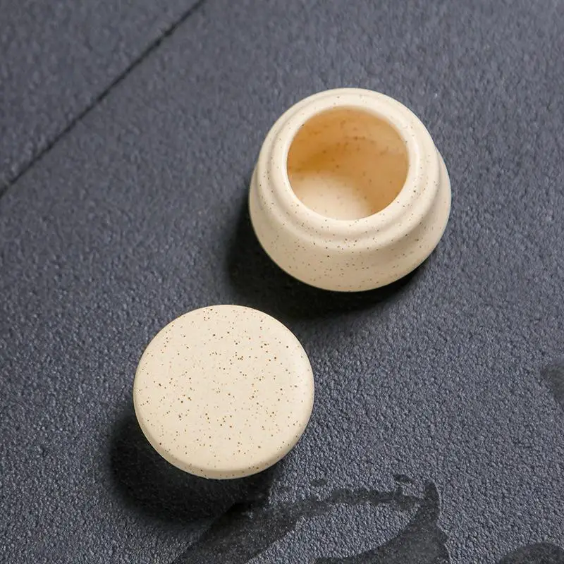 5ml Mini Leeres Keramik-Kosmetikdöschen, Niedlicher Tragbarer Behälter für Gesichtscreme und Festes Parfüm – Detail 3