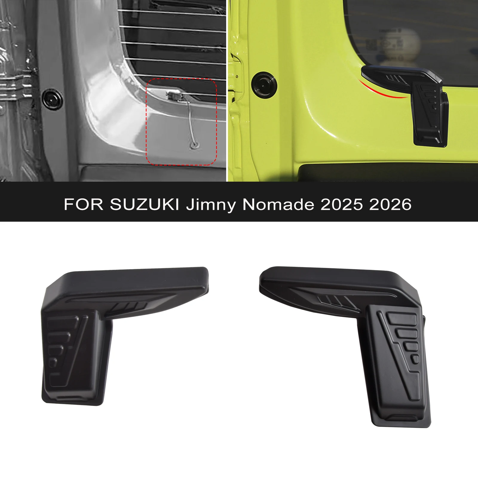2 STUKS ABS Achterruit Verwarmingsdraad Ontdooibescherming Voor Suzuki Jimny JB23 JB43 JB64 JB74 Sierra Nomade 07-17 19-20 25-26 Trim
