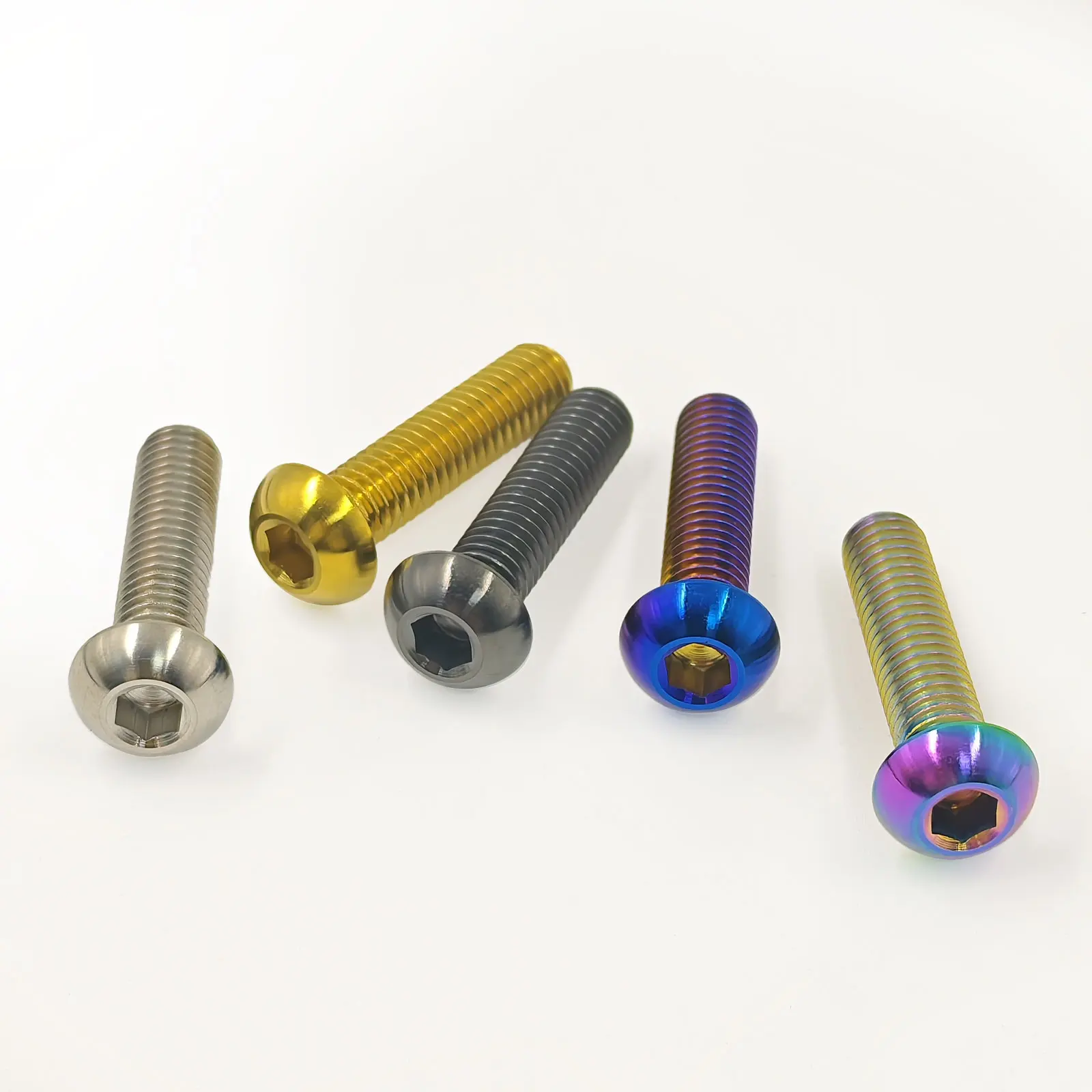 M5 M6 Titanium Bolts for MTB / Road Bike Bicycle Upgrade Hardware Hexagon Socket Screws