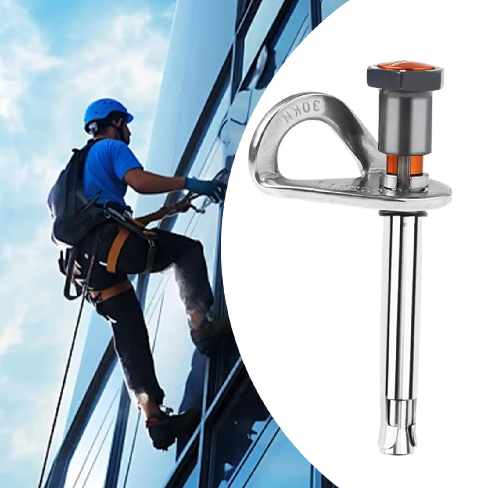

Climbing Holds Anchor Expansion Bolt and Hanger,Portable,Heavy Duty,Fixed Point Hardware for Indoor Rock Climbing Device