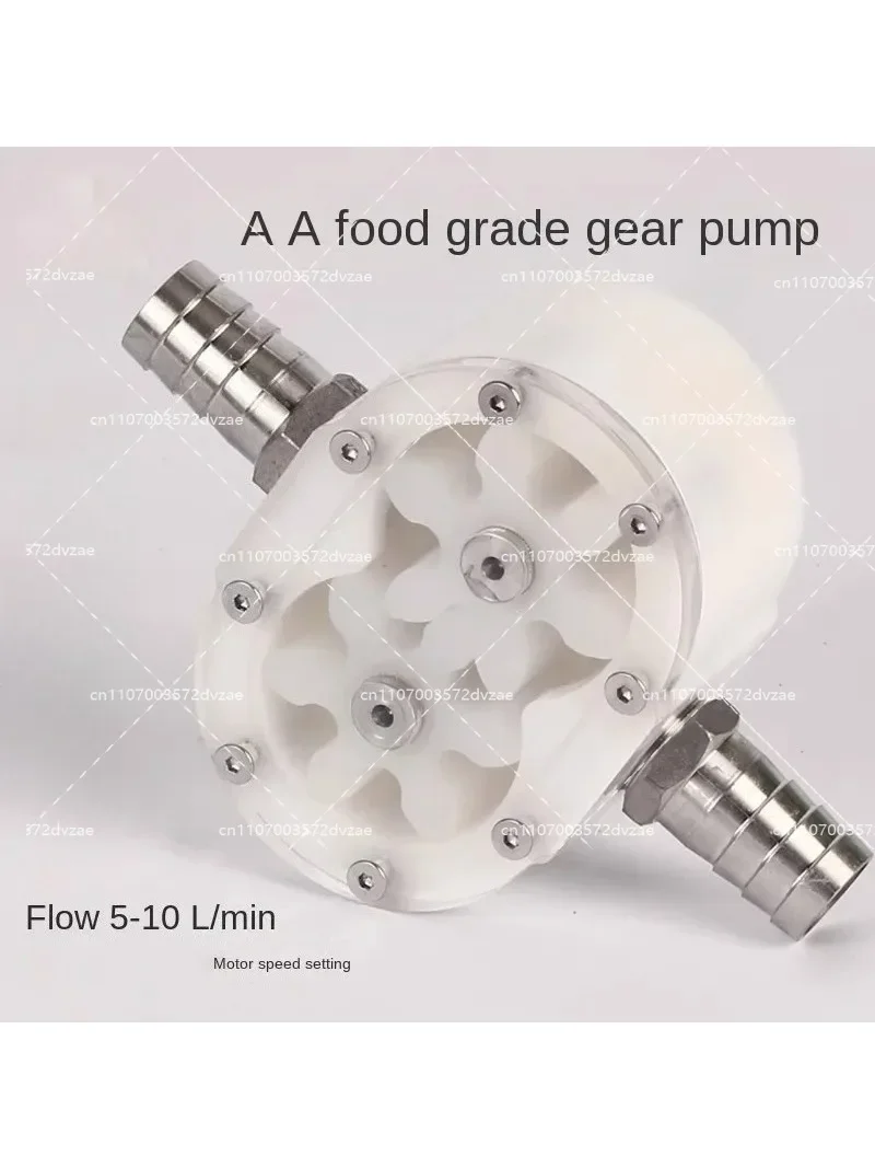 5-10L/Min Gear Pump for Filling Machine Honey Pump Viscous Liquid Transfer Pump for Home Brewing Sesame Peanut Butter
