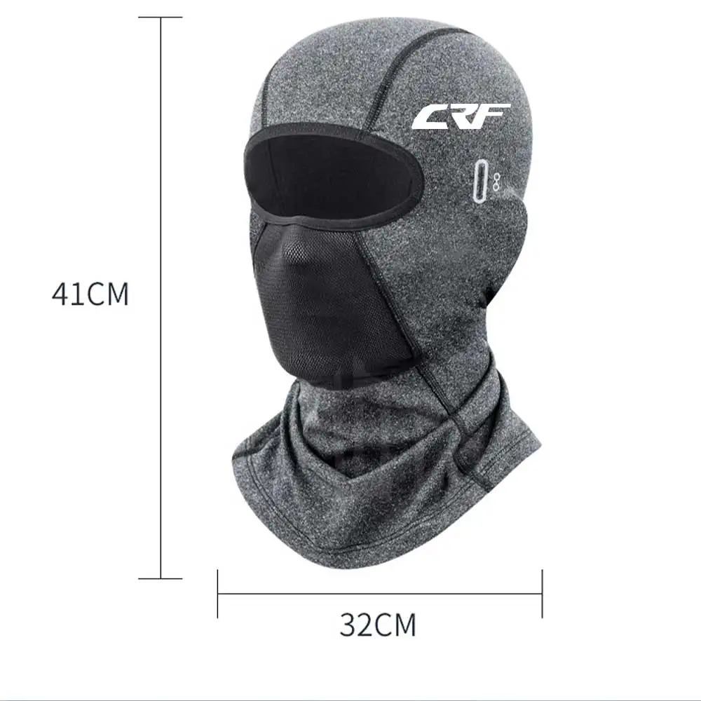 หมวกสําหรับชายจักรยานรถจักรยานยนต์ Balaclava กีฬา Windproof ผ้าพันคอกํามะหยี่จักรยานหน้าปกผู้หญิงเดินป่าหมวกสกีสําหรับ HONDA crf