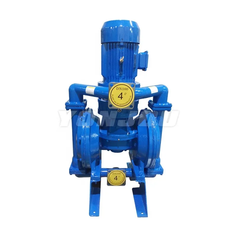 YONJOU  2 inch electric sanitary double diaphragm pump for corrosive chemical / oil / dirty water/pompe a membrane