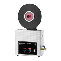 6L Vinyl Record Ultrasonic Cleaner with Bracket(Set) for Cleaning EP 7 LP 12 Inch Records Label Saver Aluminum CNC Made