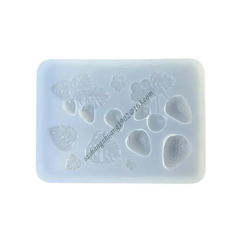 

Q6RB Flexible Sturdy Silicone Mould for Personalize Strawberry Craft Supplies Great for Enthusiasts and Creative Gift Makers