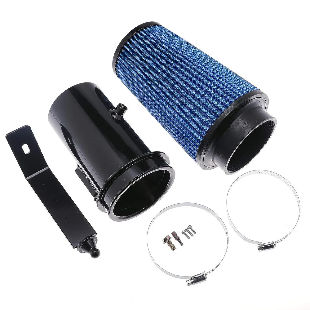 Car Air Intake Pipe + Air Filter For 2008-10 Ford F-250 F-350 F-450 6.4L Powerstroke Diesel Aluminum Cold Aair Intake System Kit