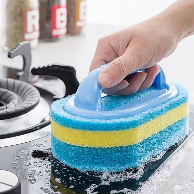 Household Cleaning Brush With Handle Dish Soap 1