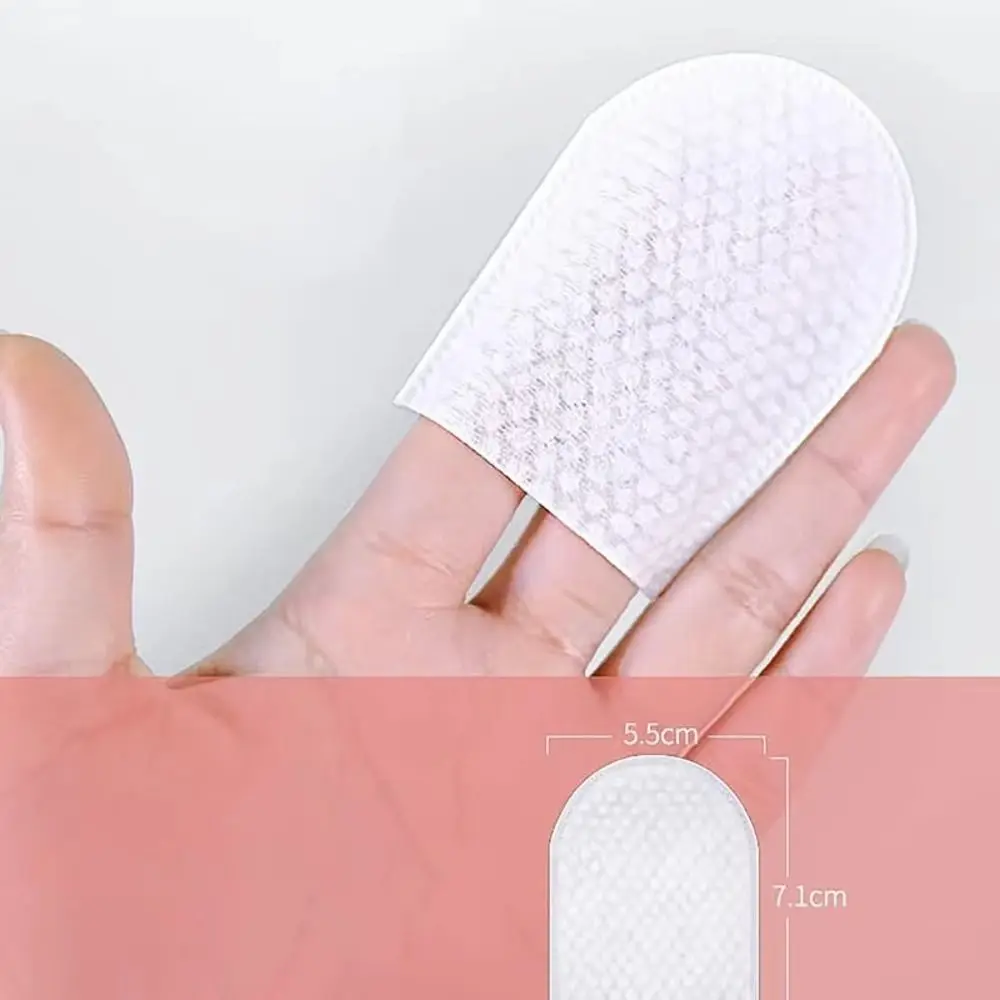 120pcs/Bag U-Shaped Pocket Cotton Pad Soft Removing Pad Makeup Facial Cotton Pads Oral Cleaning Cotton Bag Cosmetic Pad
