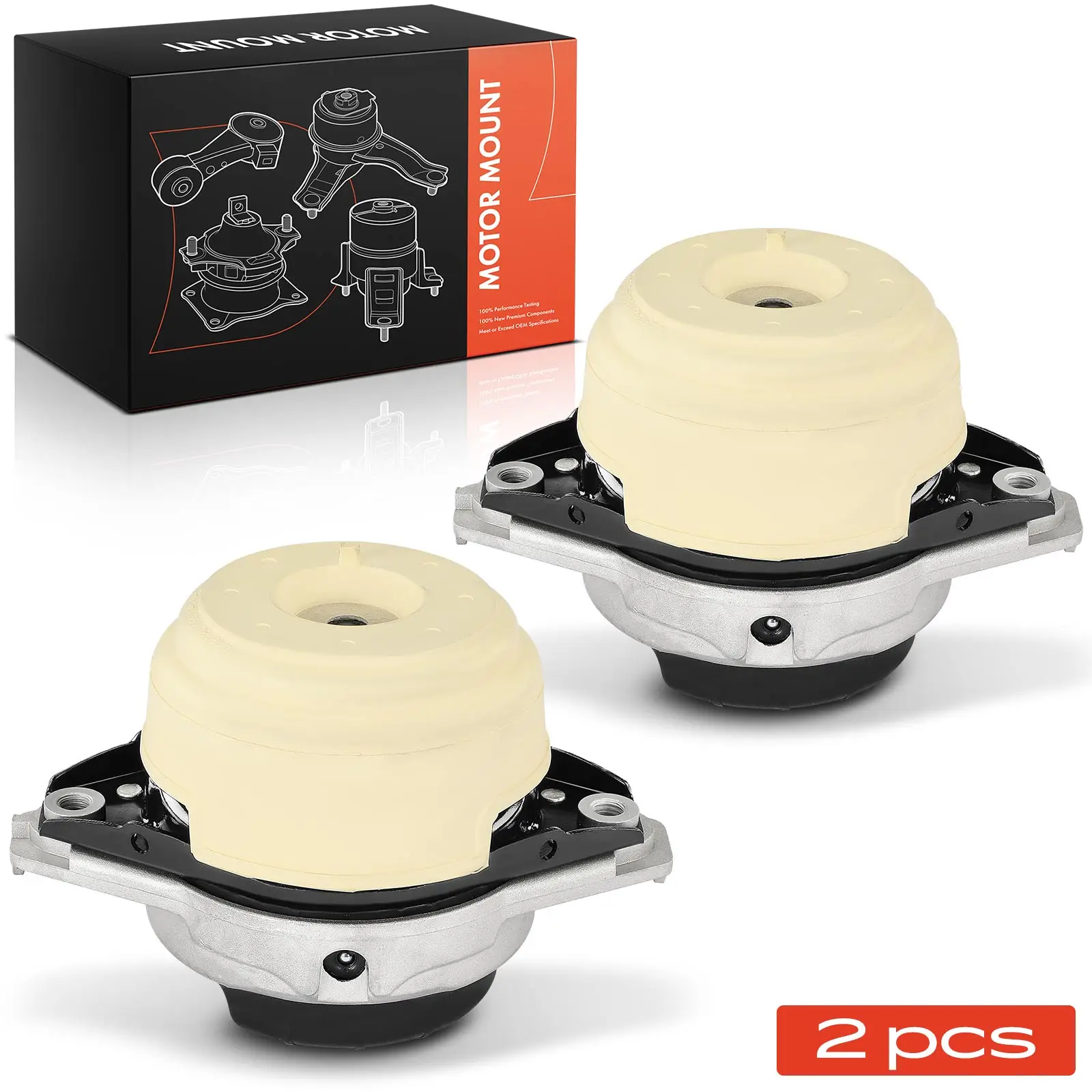 Frankberg 2x Motorlager Vorne für Mercedes-Benz GLE W166 C292 M-Klasse GLS 2042404217 9940 A4094 A4068 A2042400117 2042400117