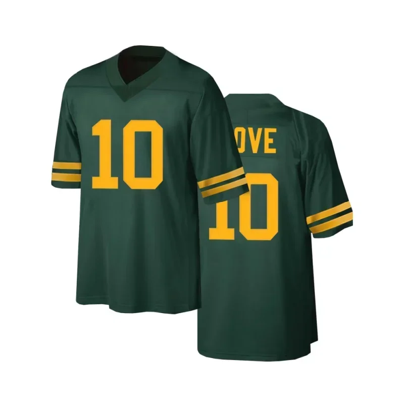 2024 American Football Jersey Training Wear Embroidered Stitched Rugby Uniform Green Bay Packers Jordan Love #10 Men's Clothing