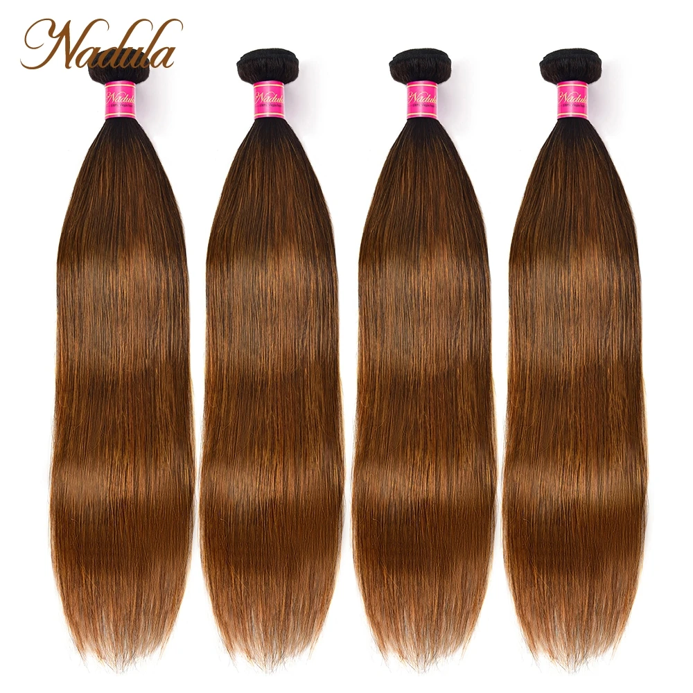 Nadula Gerade Menschenhaar Highlight Bundles FB30 Ombre Knochen Bundles Brasilianische Gerade Haar Bundles 8 