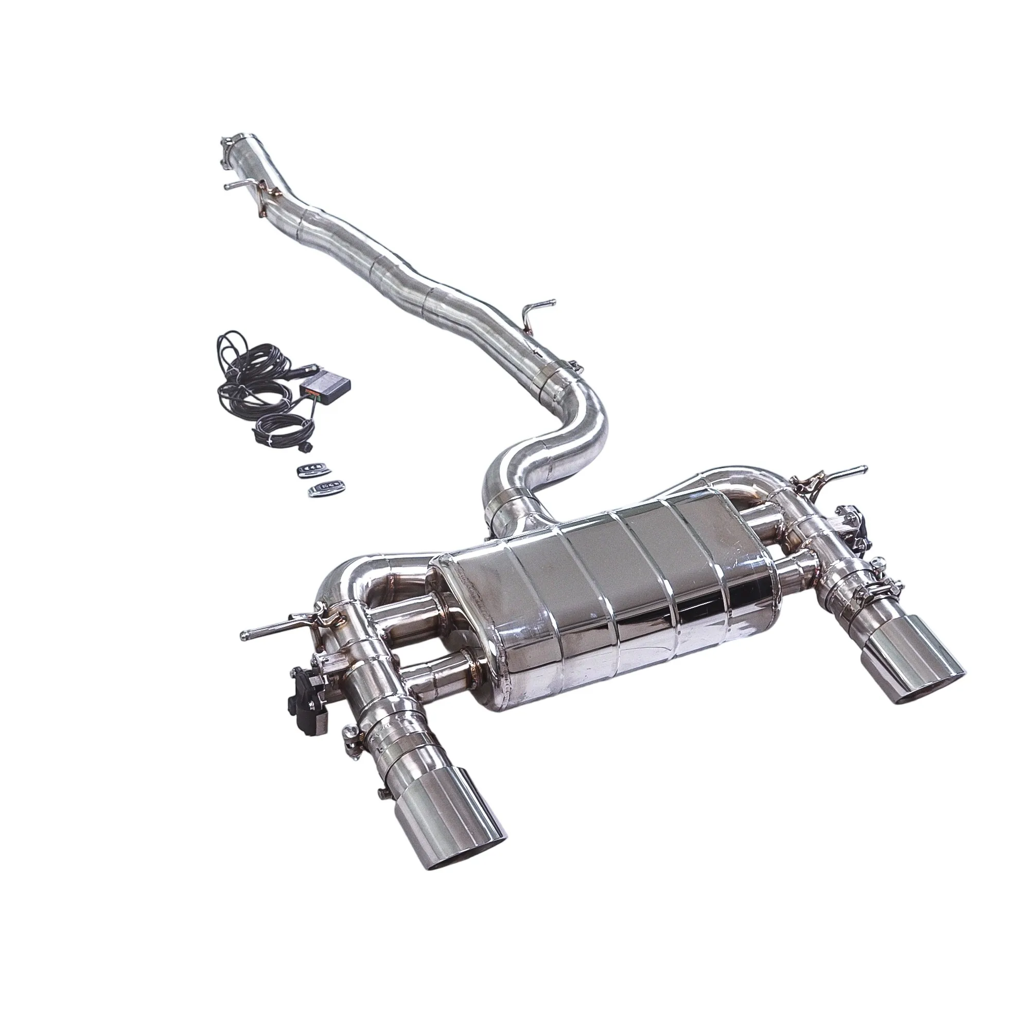 

GFC is suitable for 2015-2019 Audi TT 2.0T all-wheel-drive 304 stainless steel Catback with valve exhaust system bright face