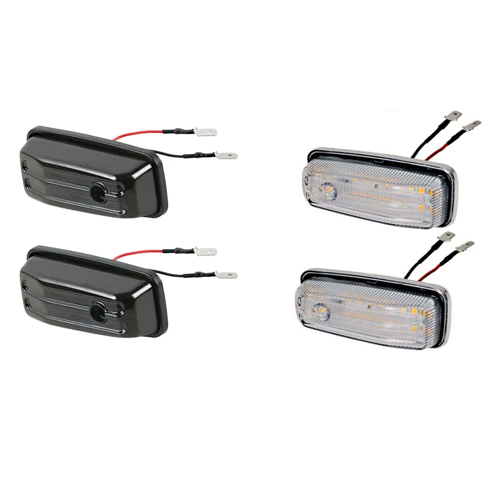 

Auto Led Lights For 1986-2002 Mercedes W463 G Class G500 LED Clear Side Marker Lights Dynamic Signal Car Accessories