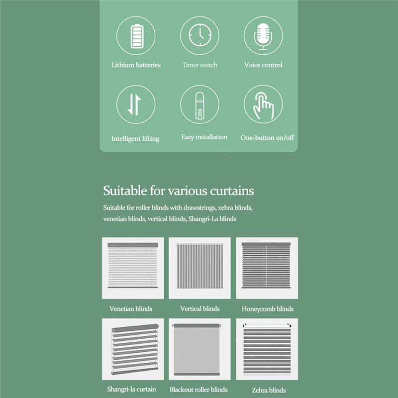 

Стильный умный драйвер двигателя для жалюзи Tuya Zigbee, автоматические электрические рольставни, тени, подъемный драйвер для штор с дистанционным управлением