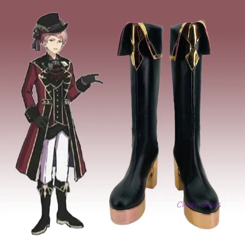 Anime Ensemble Stars Itsuki Shu Cosplay Shoes Comic Halloween Carnival Cosplay Costume Prop Cosplay Men Boots Cos