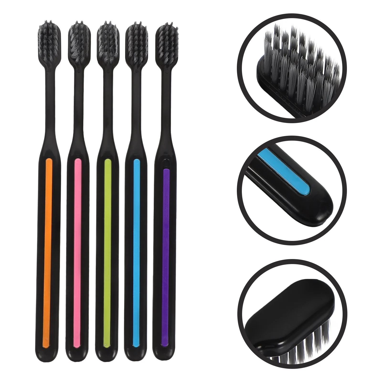

15pcs Gum Massage Brush Wear-Resistant Portable Travel Toothbrush Comfortable Handle Daily Use Household Oral Cleaning Tool