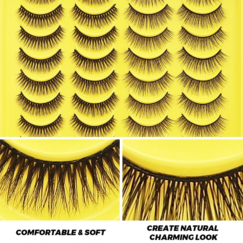 20 Paare 5D Flauschige Wimpern 25mm 3D Nerz Wimpern Lange Weiche Wispy Falsche Wimpern Großhandel Wimpern Anbieter Nerz Volumen Wimpern – Detail 3