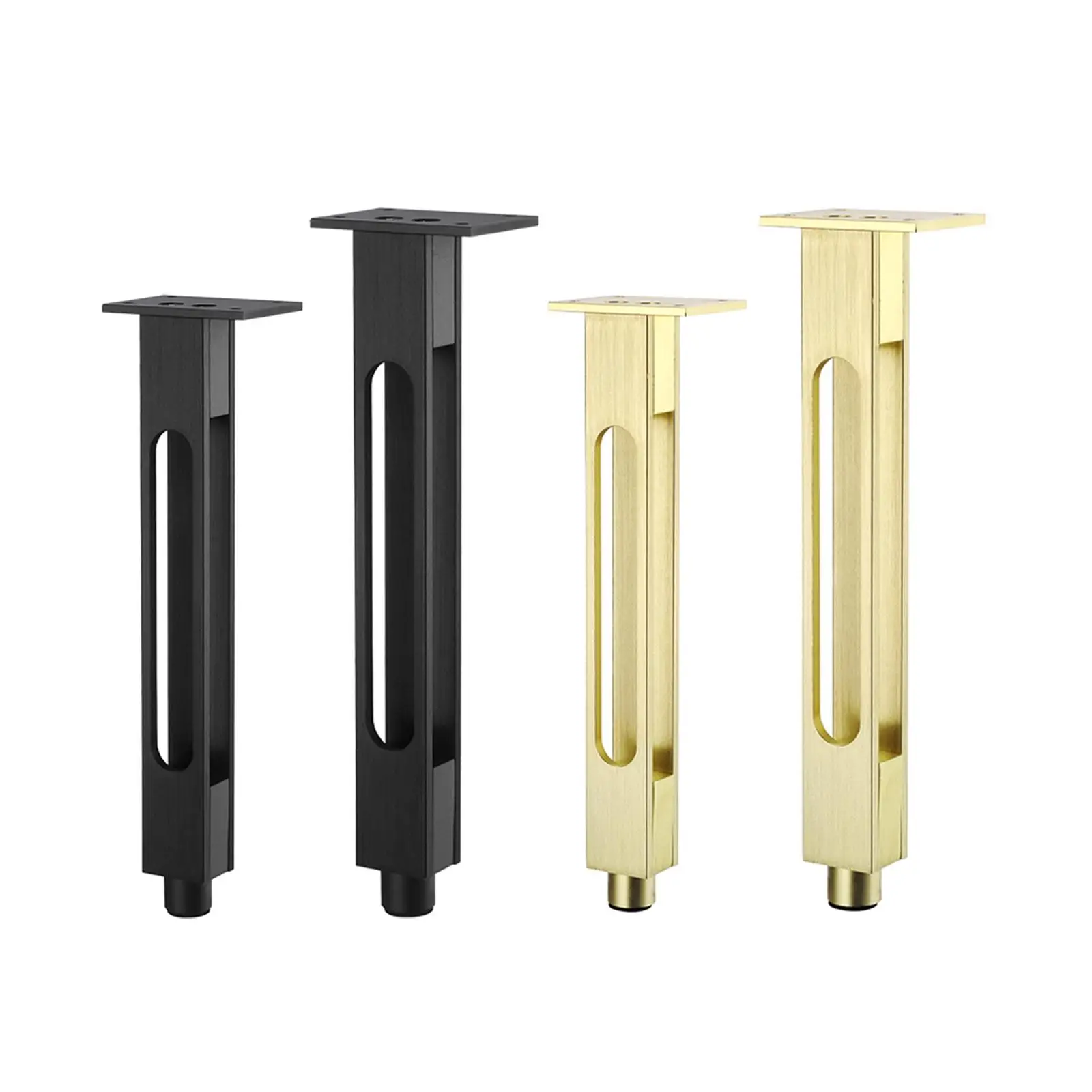 4Pcs Furniture Foot Bed Supports Legs Easy Installation Cabinet Legs Couch Legs for Sofas Dresser Coffee Tables TV Cabinets