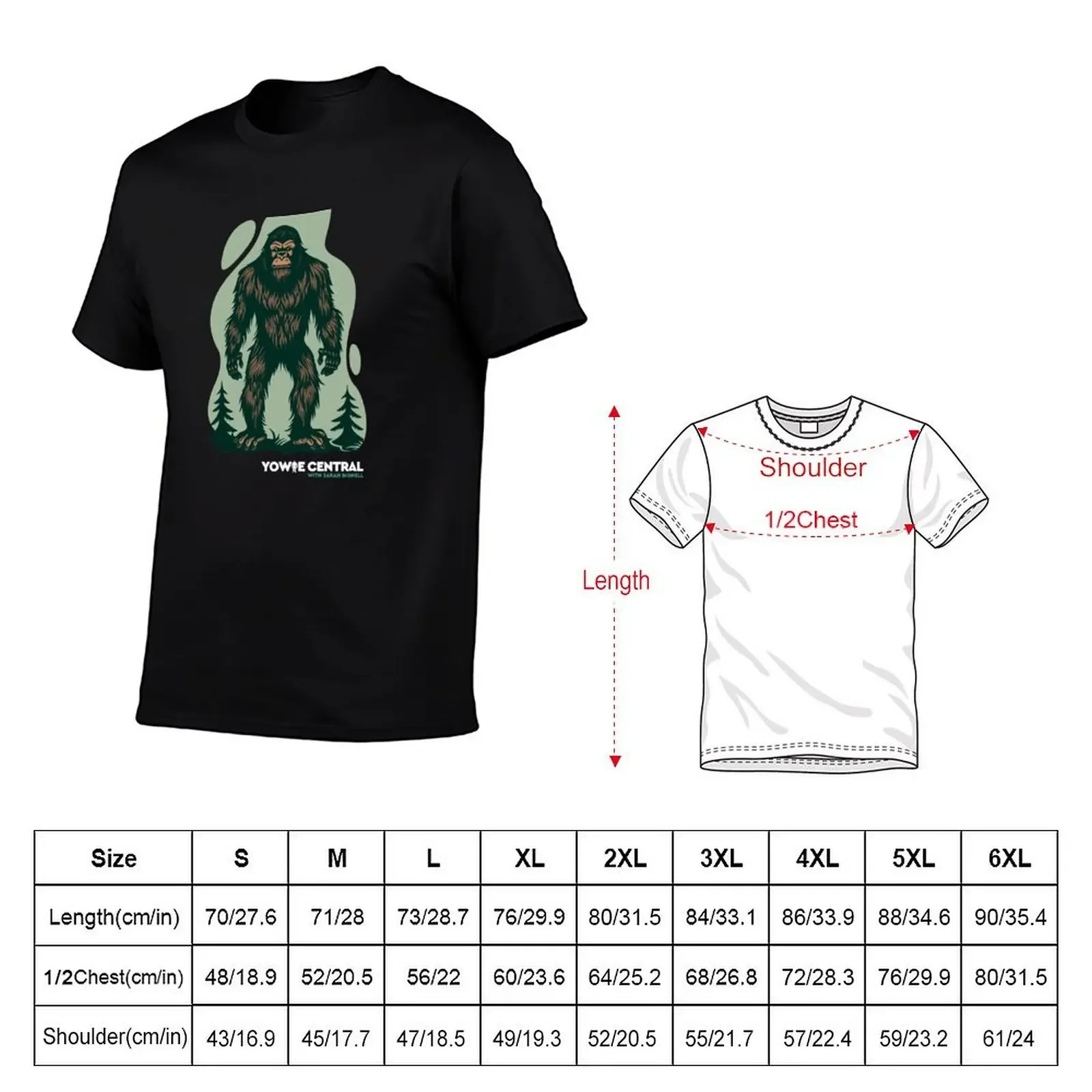 Yowie - Green background T-Shirt summer tops hippie clothes vintage clothes mens graphic t-shirts big and tall