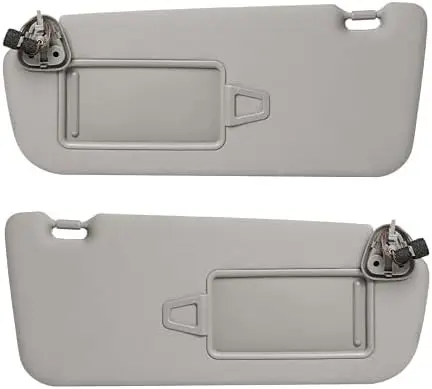 

Sun Visor Replacement for Santa Fe 2006-2009 - Driver & Passenger Side, Gray, w/ Light - OEM 852100W110J4