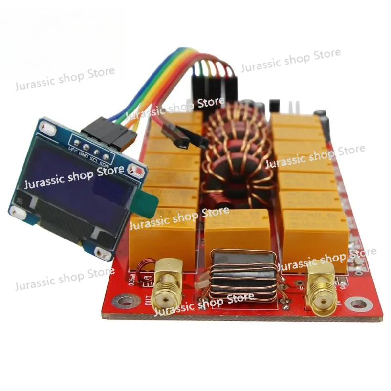 

DIY Kits 0.96 Inch ATU100 1.8-50MHz ATU-100 Mini Automatic Antenna Tuner DDC 7x7 Firmware Programmed by N7DDC 3.2