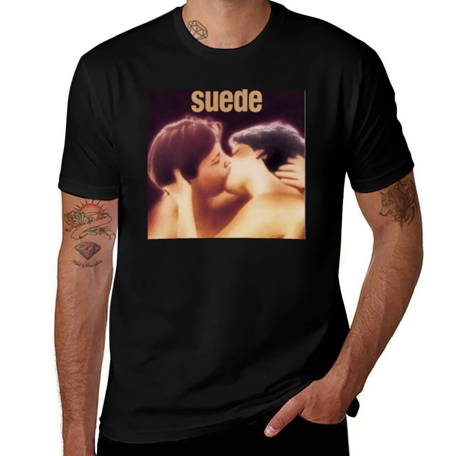 

Suede Band Music T-Shirt new gifts and t-shirts cotton man t-shirts cute tops vintage plain black t shirts men