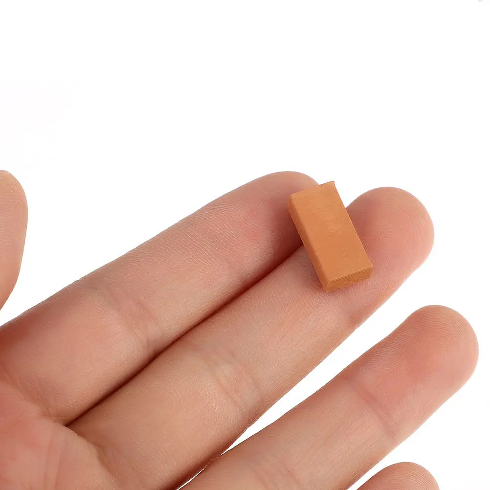 150pcs Miniature Bricks Tiny House Kit Building Clay Small Accessories Safe Durable Realistic Detail DIY Scenes S Table Layout view 6