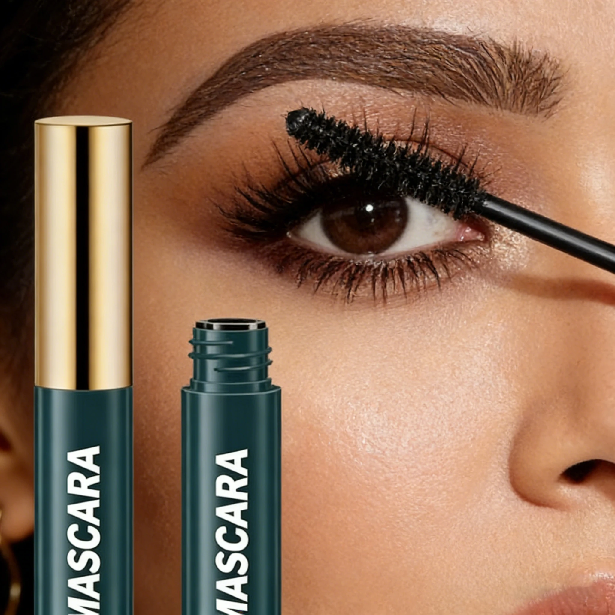 4D-mascara, zwart, waterdicht, ultralang, volumegevend, langdurig veegvast, perfecte festivals en speciale gelegenheden