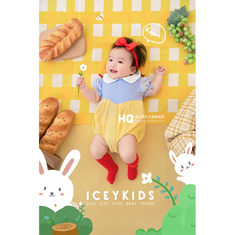 

Hundred Days Set Baby Cute Cartoon Style Photography Clothing 100 Days Baby Studio Photography Props Clothing Baby Accessories