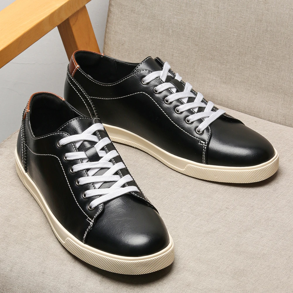 40~46 man casual shoes brand comfortable 2024 fashion men leather shoes #KD4251