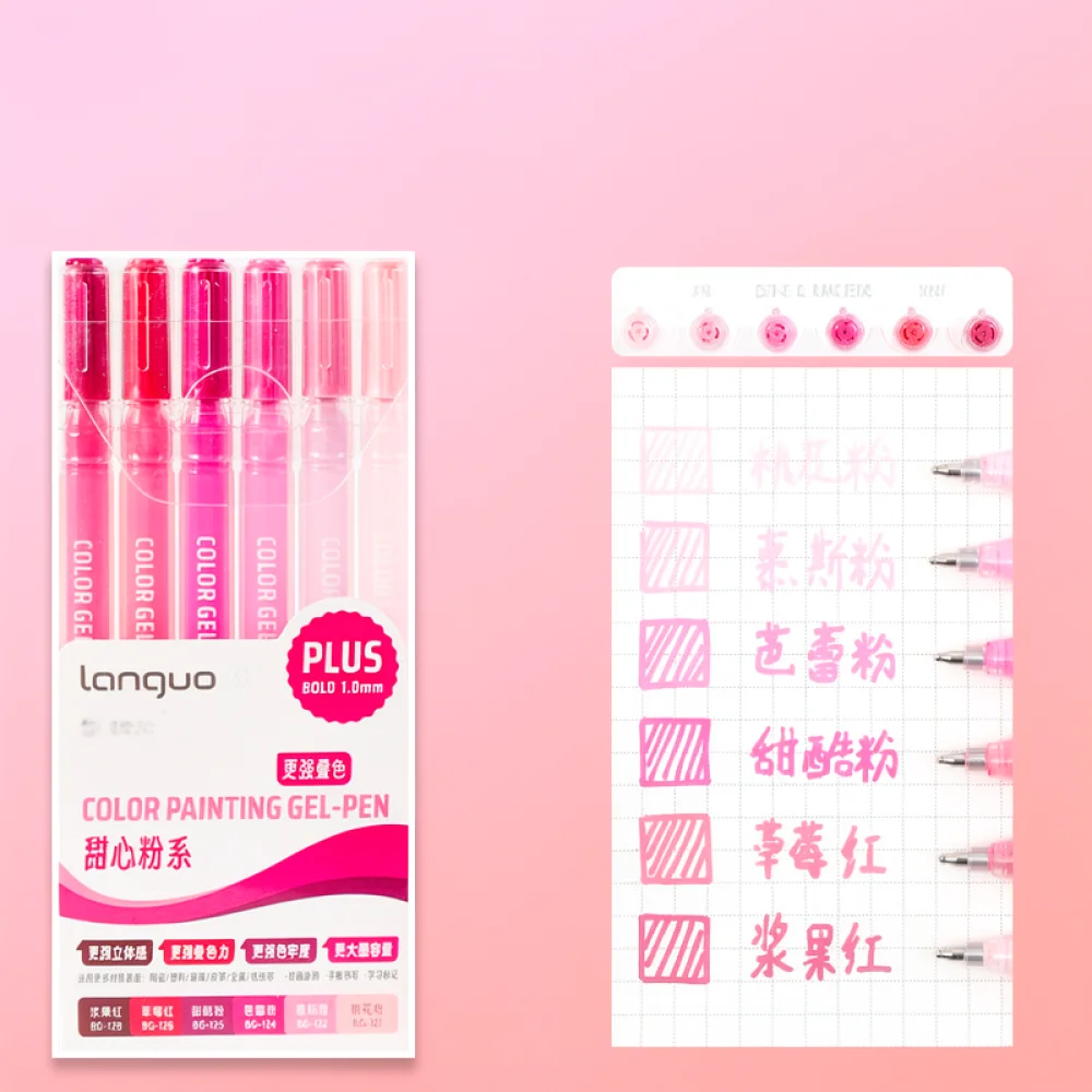 Acrylic Paint Pens For Languo Stationery Art Markers Layering Coloring Tools For Students Sketching Journaling Projects