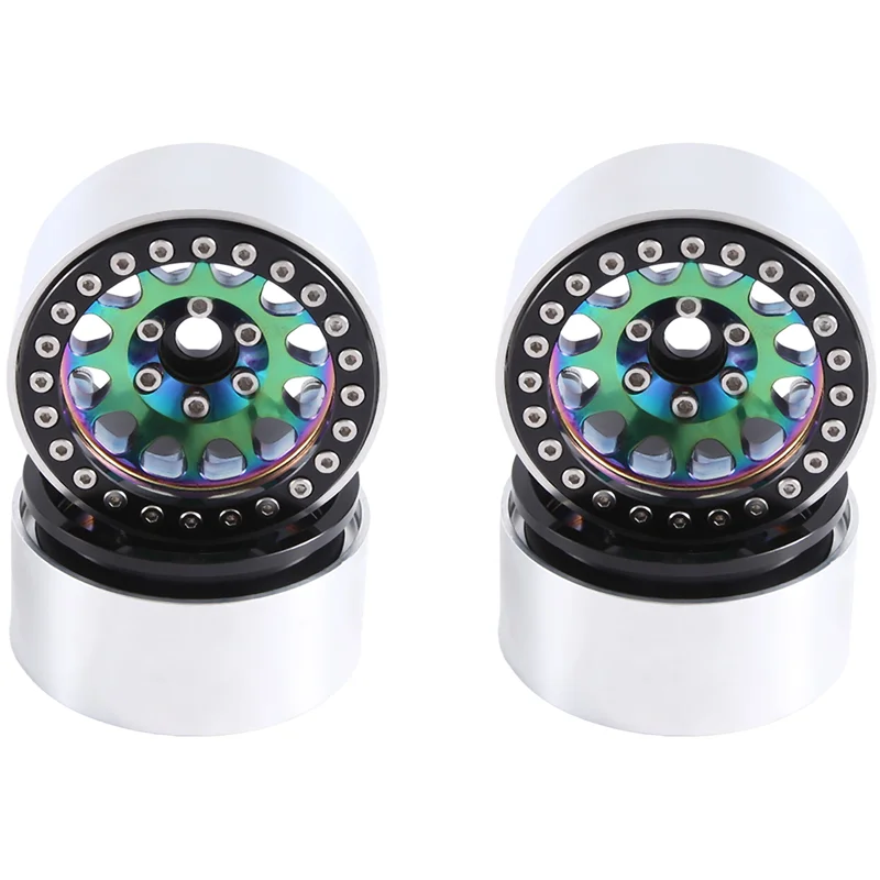 

A19Q-4 шт., металлические 1,9-дюймовые ступицы колес из алюминиевого сплава с бисером для 1/10 AXIAL SCX10 D90, детали для обновления гусеничного радиоуправляемого автомобиля