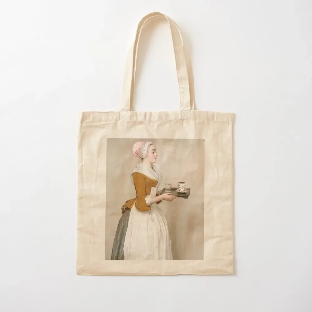 

Jean-Etienne Liotard - The Chocolate Girl Tote Bag sacs de shopping Gift bag women the