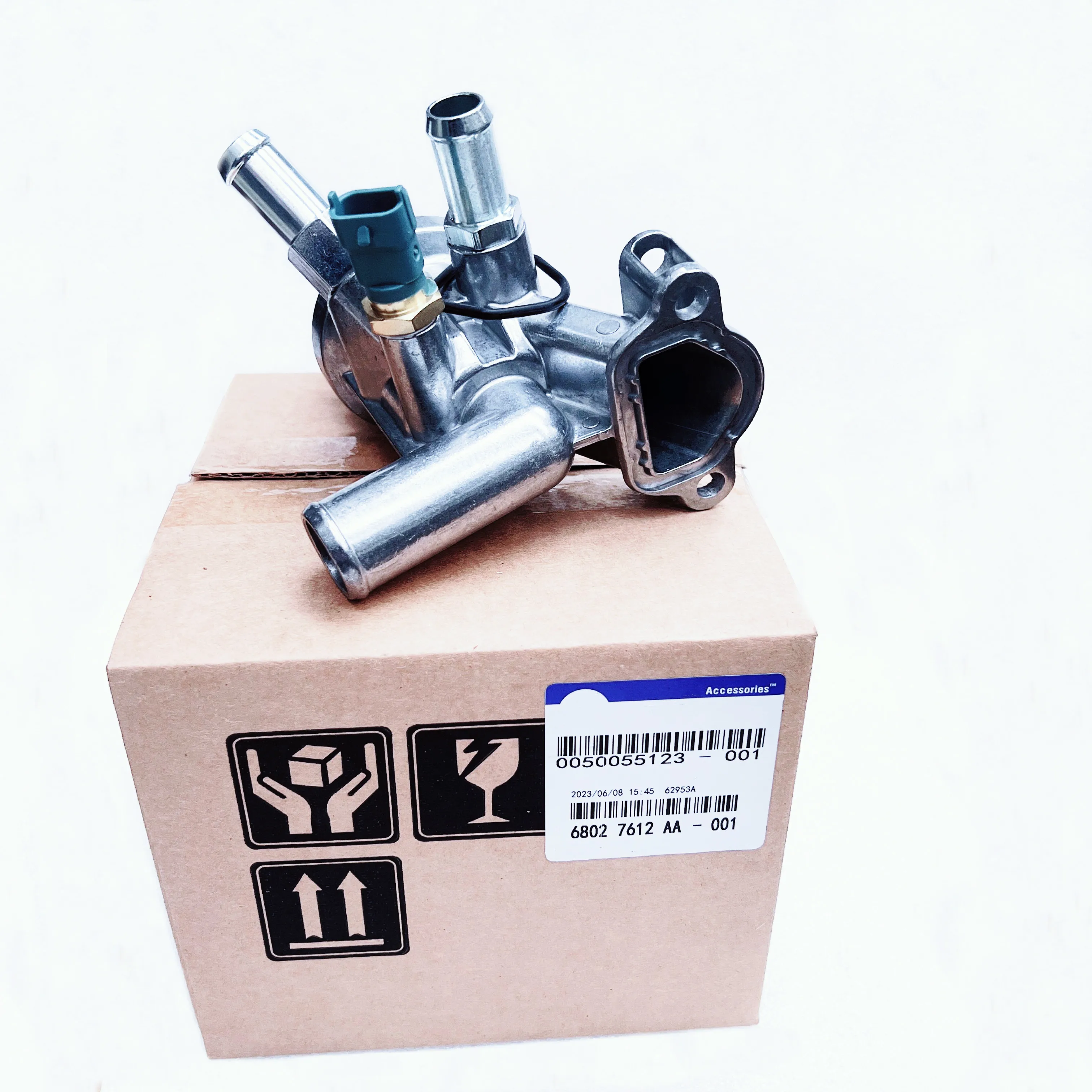 

Thermostat Assembly 68027612AA, 68092350AA, Suitable For: 2.8L, Diesel Engine, Wrangler, Freedom, Dodge Nitro,City RV, 2007-2018