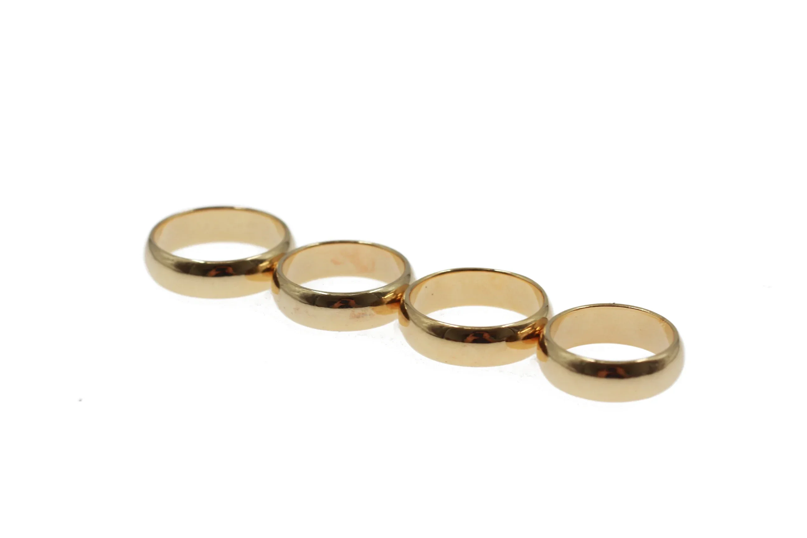 Gold Cambered PK Ring Magic Tricks Props gimmicks Strong Magnetic  Coin Finger Decoration Magie Show Size 18 19 20 21mm