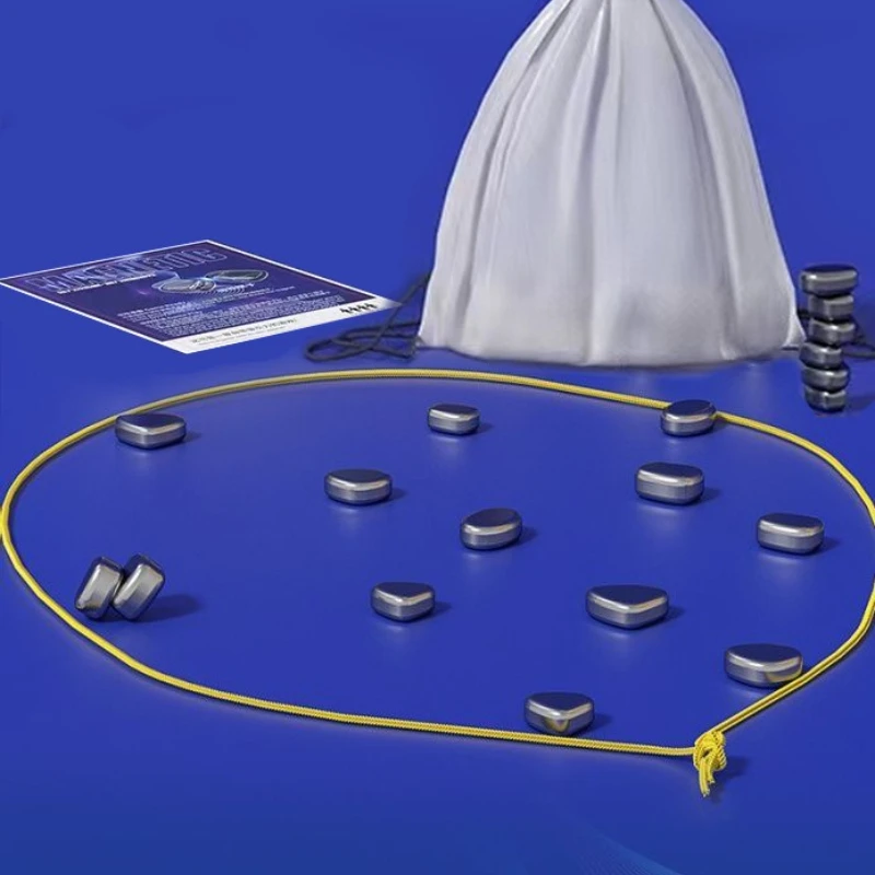 Мини-портативная магнитная шахматная игра, интеллектуальная боевая игра, стратегическая игра для детей и взрослых, забавная многопользовательская магнитная настольная игра