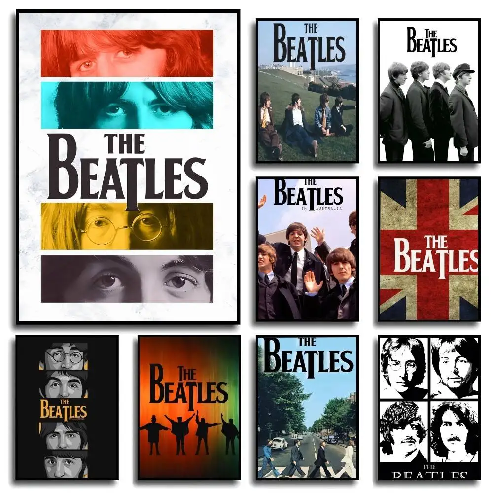 

Постер The B-Beatles, декоративные постеры с принтом на бумаге, качественный холст для гостиной, картина в винтажном стиле, декор для дома, настенная картина
