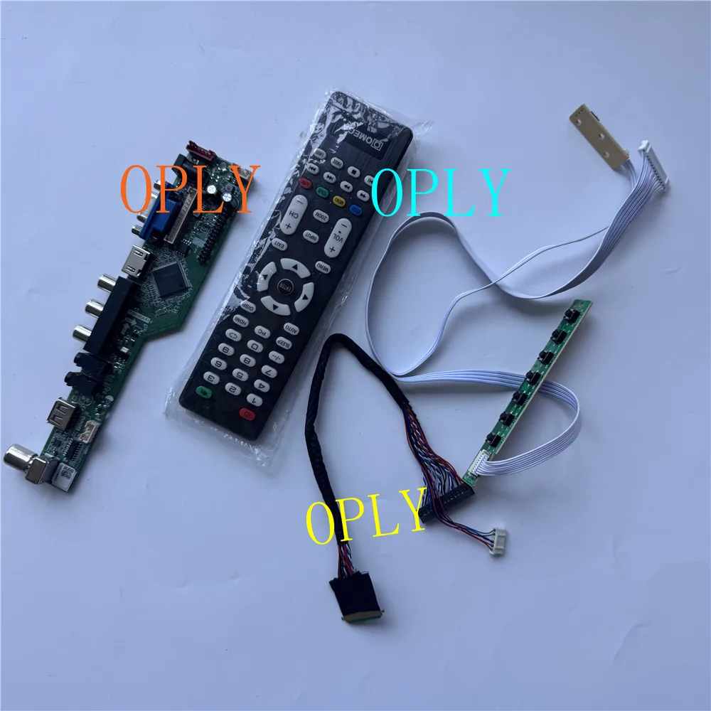 for B156XW06 B156XW03 B156XW04 1366x768 15.6" HDMI-compatible RF USB AV VGA Audio LED Screen monitor TV Controller board kit