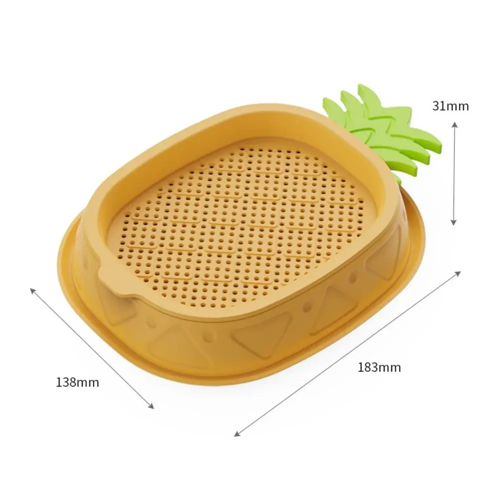 New Pineapple Shape Cat Grass Planting Box Planting Hydroponics Box Soilless Hydroponic Cat Grass Case Garden Seed Sprouter Tray