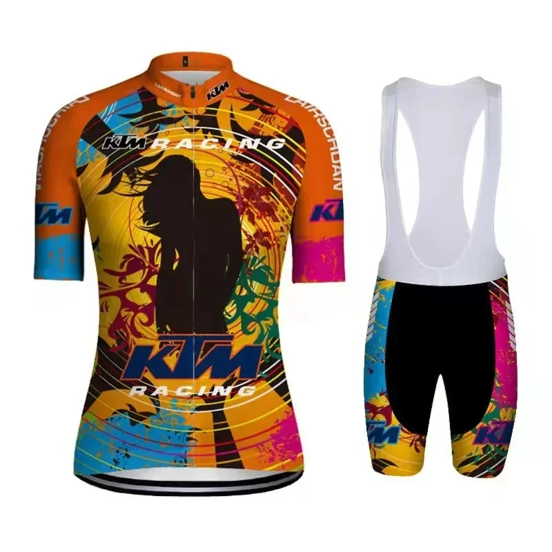 Ktm Pro Team 2025 Summer Cycling Jersey Suit Men\'s Breathable Mountain Bicycle Clothing Set Bike Mountain Maillot Ropa Ciclismo