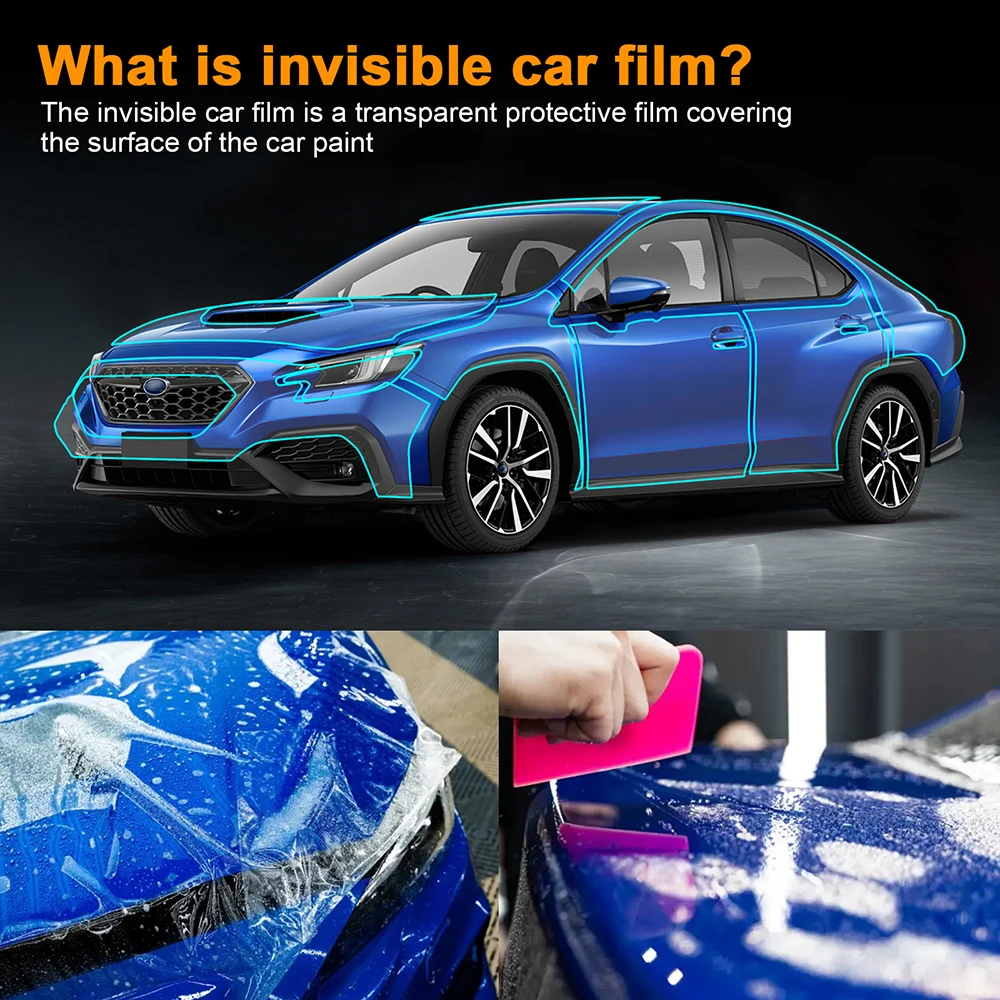 

for Subaru WRX 2022 2023 2024 Car Headlight Mirror Front Bumper Trunk Accessories Protection Film Sticker Invisible Transparent