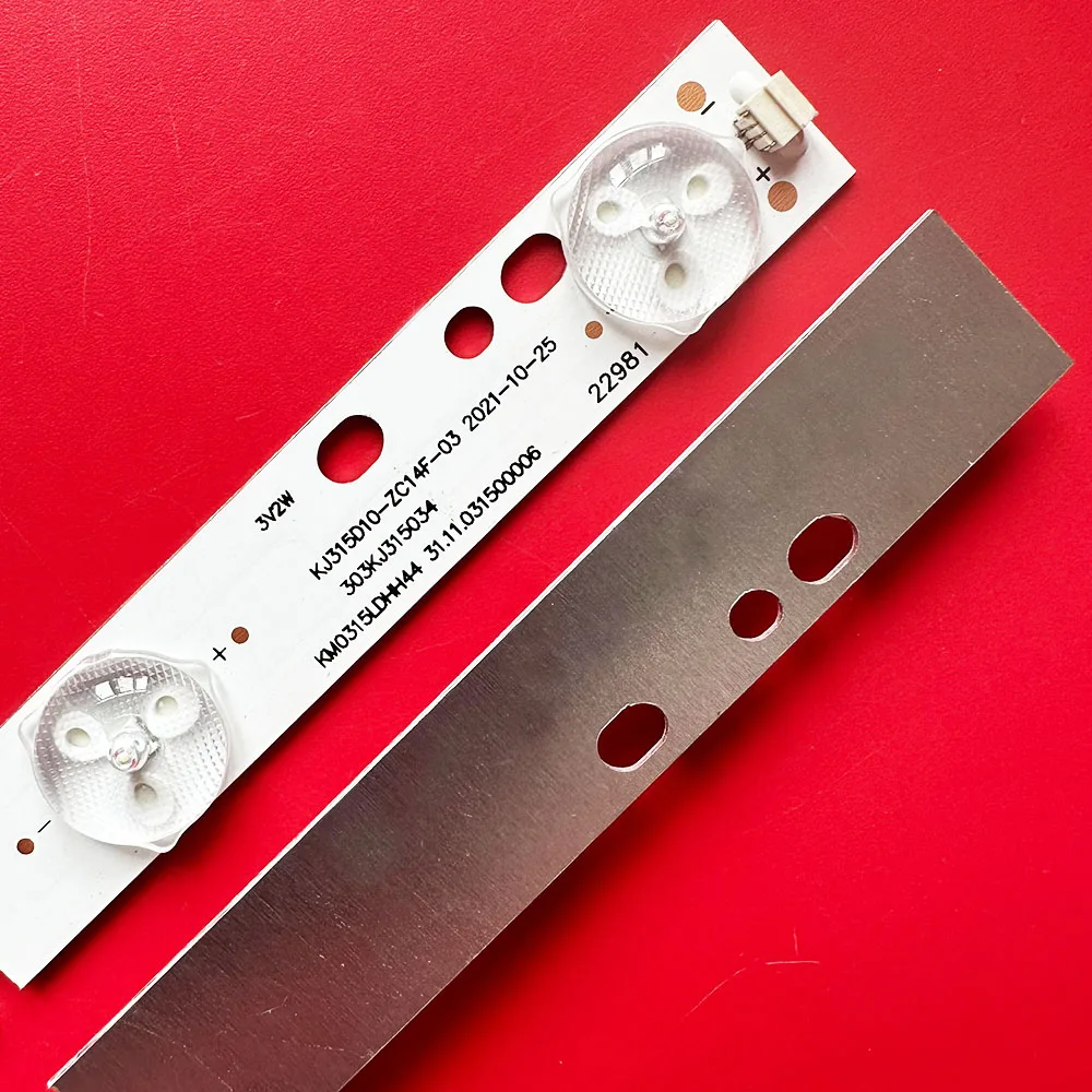 2/10 szt. Paski podświetlające LED do KJ315D10-ZC14F-03 303KJ 315034   KM0315LDHH44 KB0315 D304PHHB01F5B