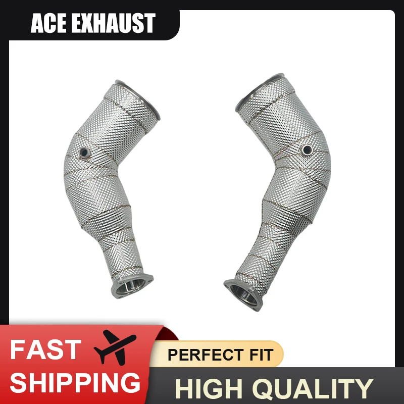 

ACE Exhaust Pipe for Audi RS6 RS7 C8 4.0T High Performance Downpipe With Catalytic Converter SUS304 Exhaust Hesders