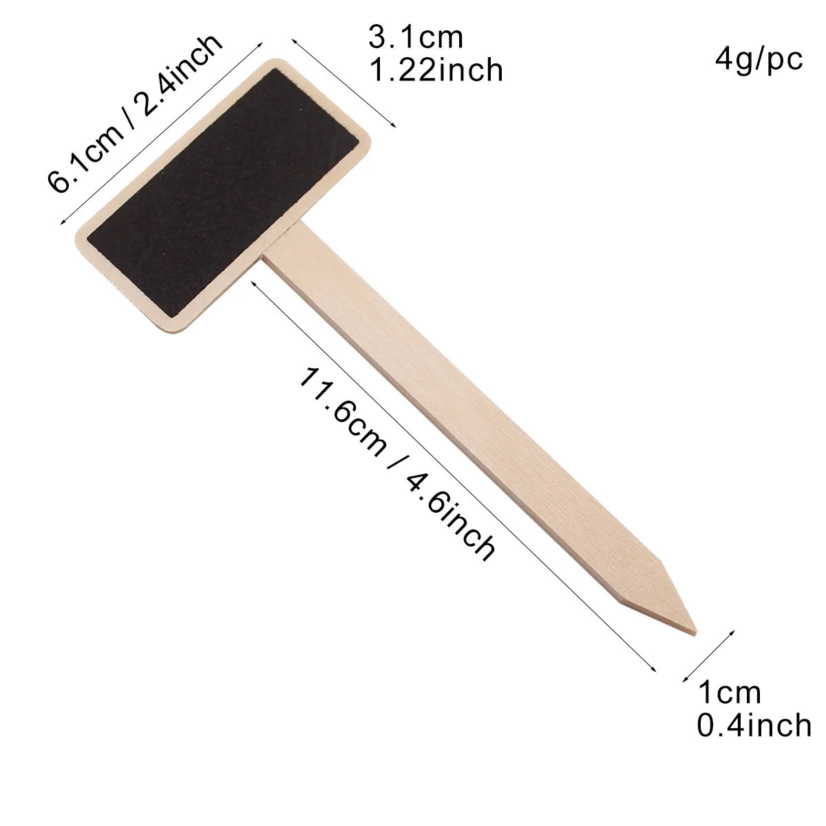 20 pezzi mini lavagna in legno piante grasse segni lavagna nera etichette ufficio
