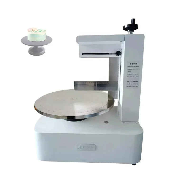 Efficient Cake Cream Smearing Spreading Coating Plastering Machine