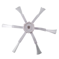 【BUY&NOW】8X White 6 Arms Side Brush For Xiaomi 1S MI Robot Vacuum 2 Roborock S50 S51 S5 Vacuum Cleaner Parts Accessories