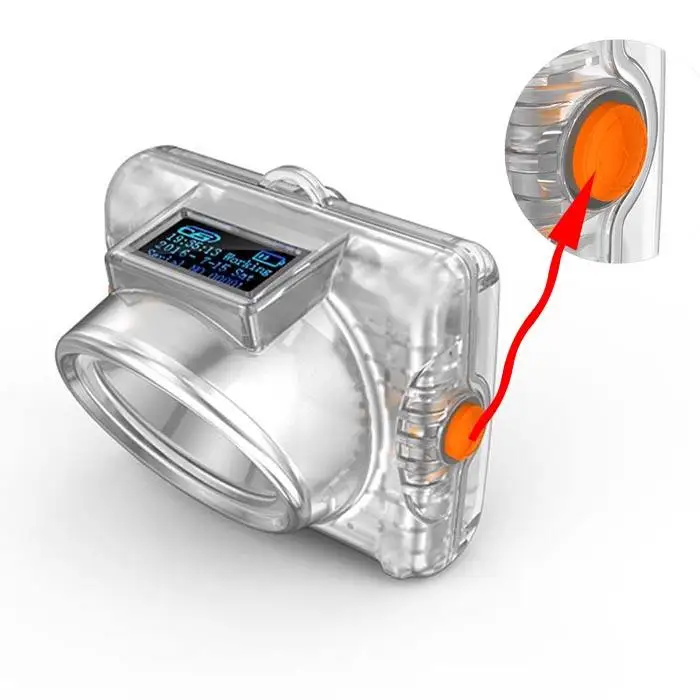 KL6LMA Cordless Miner Headlamp IP68 Waterproof LED Cap Lamp Wireless Charging Lithium Ion Underground Mining Light view 6